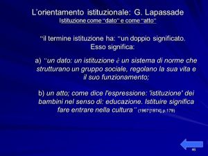 istituzione